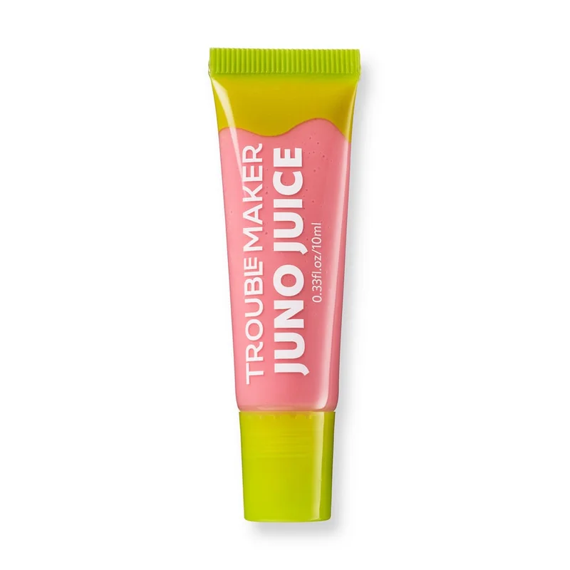Trouble Maker Juno Juice Lip Gloss Stevie Pink
