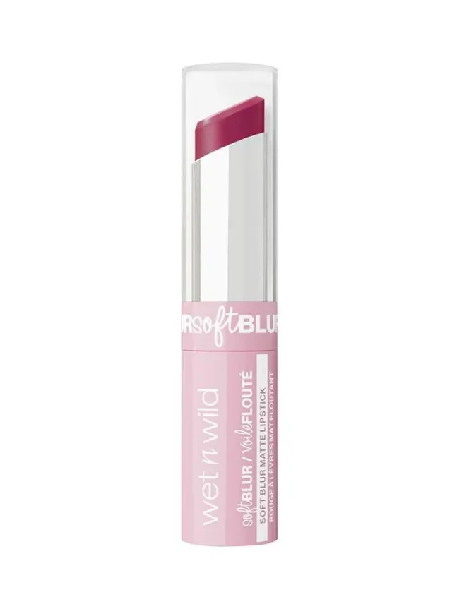 Wet n wild Cloud Pout Soft Blur Matte Lipstick, Little Red Rosette