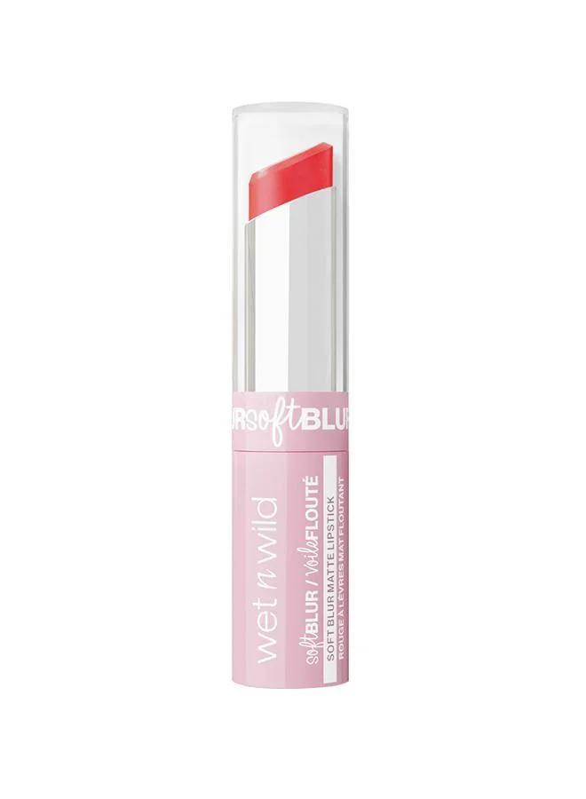 Wet n wild Cloud Pout Soft Blur Matte Lipstick, Little Red Rosette