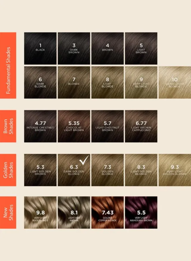 Phytocolor Hair Color 6.3 dark golden blonde – image 4