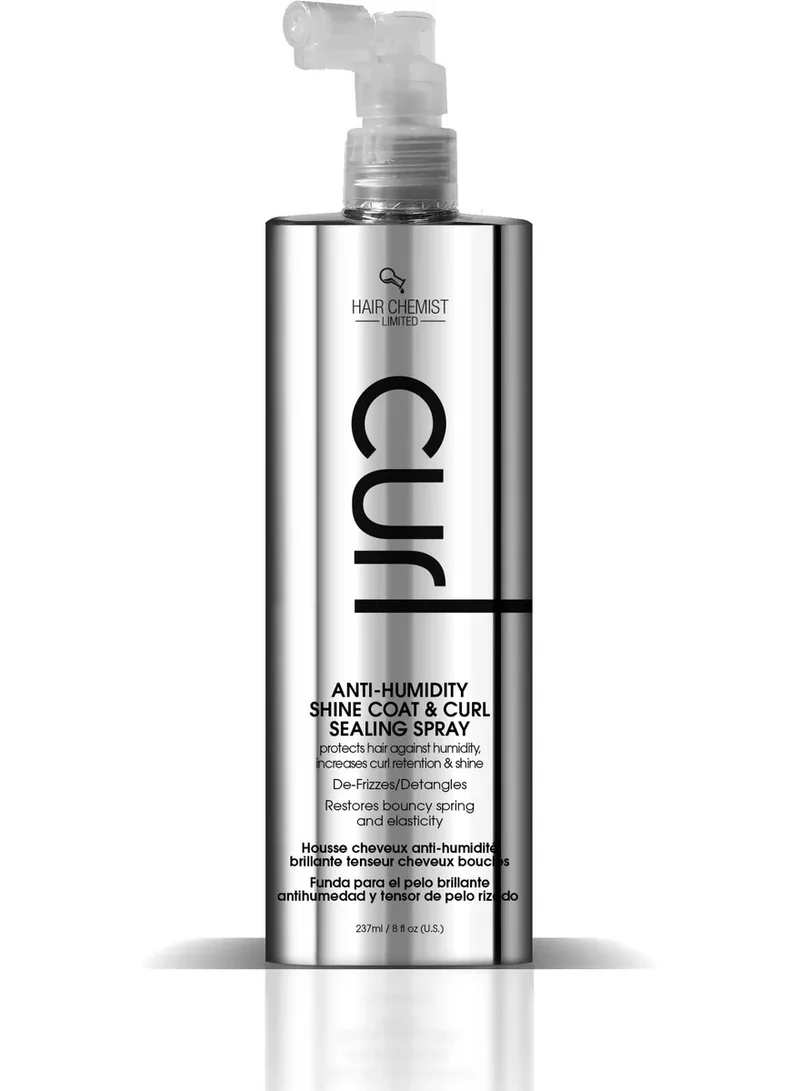 CURL Anti-Humidity Shine Coat Curl Sealing Spray 8 oz.