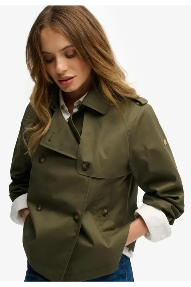اشتري سوبر دراي Short Trench Coat للنساء في الإمارات – صورة 6