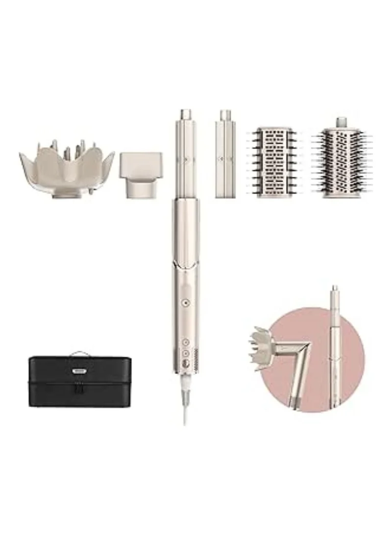 Shark FlexStyle 5-in-1 Hair Styler & Hair Dryer with Auto-Wrap Curlers, No Heat Damage, Stone