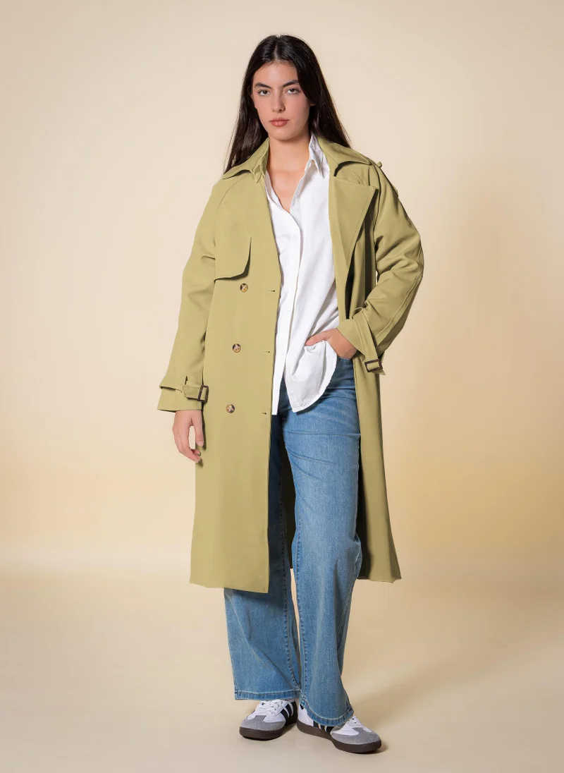 Belted Trench Coat