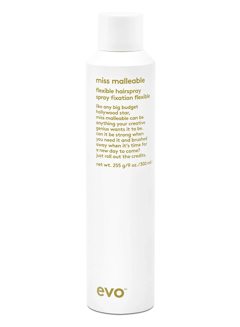 Evo Miss Malleable Flexible Hairspray 300ml
