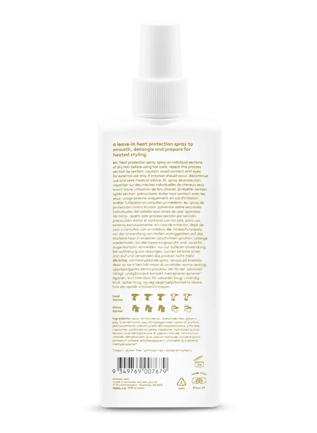 Heat Protection Spray for Hair - 200ml - Evo Icon Welder – image 2
