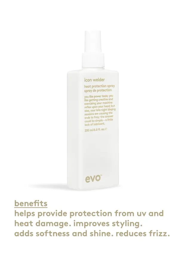 Heat Protection Spray for Hair - 200ml - Evo Icon Welder – image 3