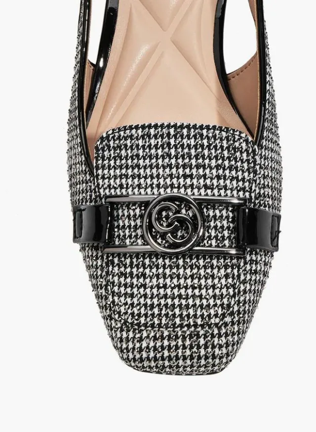Women's Checked Block Heel Sandals – image 5