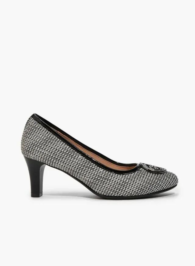 Logo Accent Block Heel Pumps – image 2