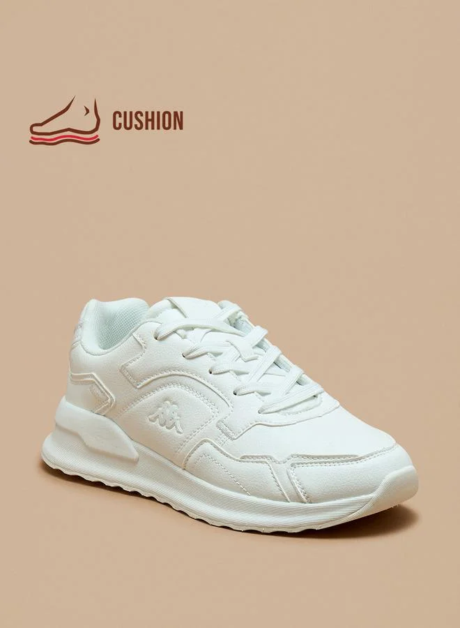 Women's Monotone Lace-Up Walking Shoes