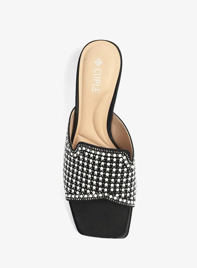 Crystal Open-Toe Mule – image 3