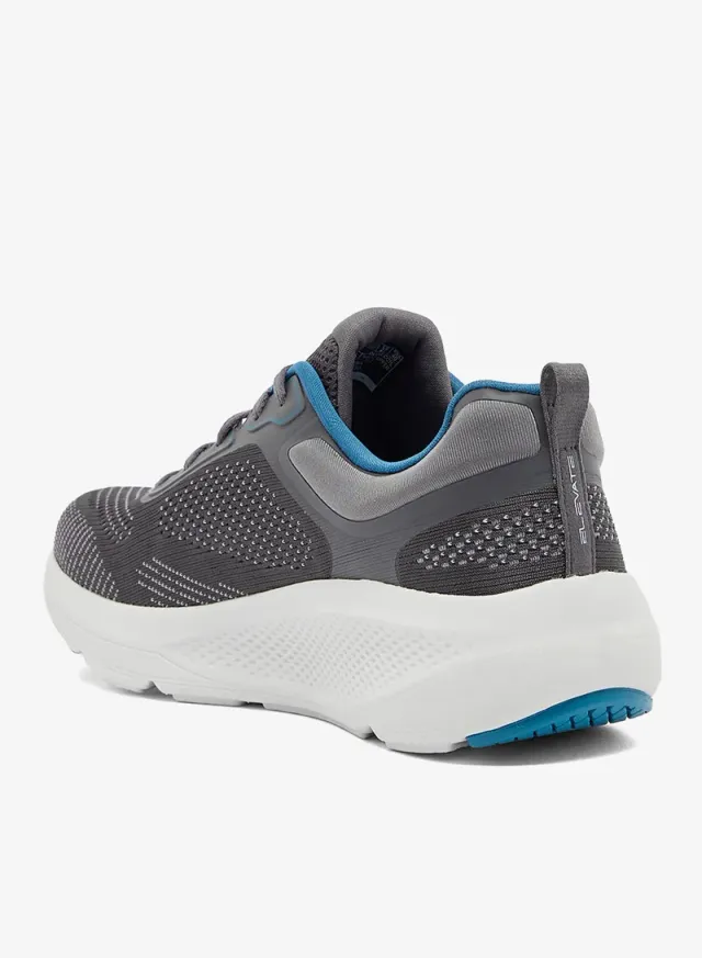 Women's Grey Running Shoes with Lace-Up Closure and Round Toe – image 2