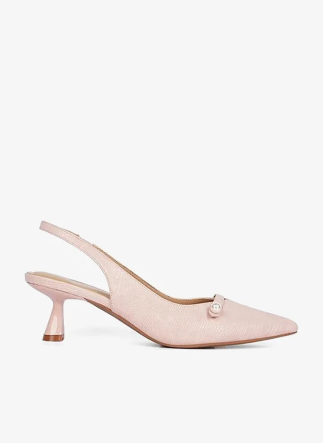 Low Heel Slingback Mules
