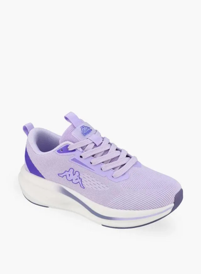 Lilac Low-Heel Lace-Up Sports Sneakers for Women – image 2