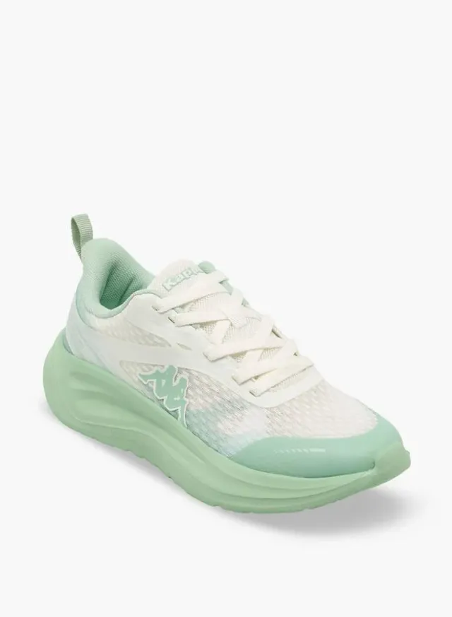 Women's Lace-Up Walking Shoes - Breathable Mesh, Durable Sole, Green – image 2