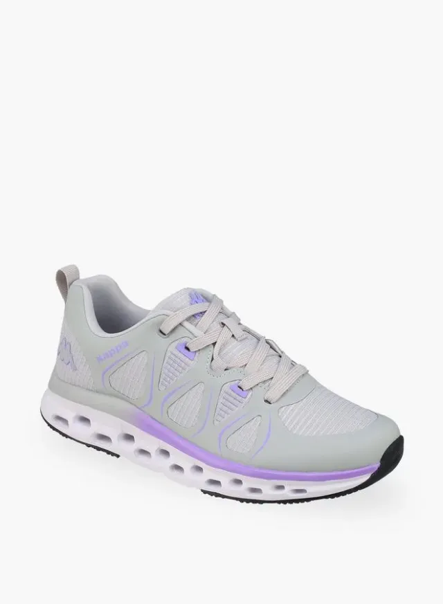Women's Black Lace-Up Running Shoes with Breathable Mesh Upper – image 2