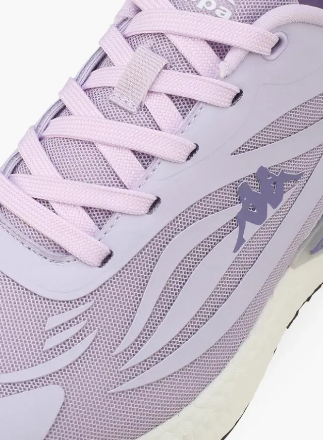 Lilac Lace-Up Breathable Mesh Sports Shoes for Women – image 4