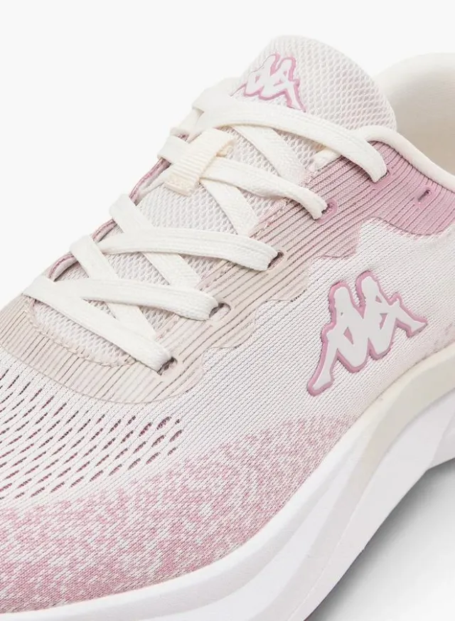 Pink Lace-Up Running Shoes for Women - Breathable Mesh Upper – image 4