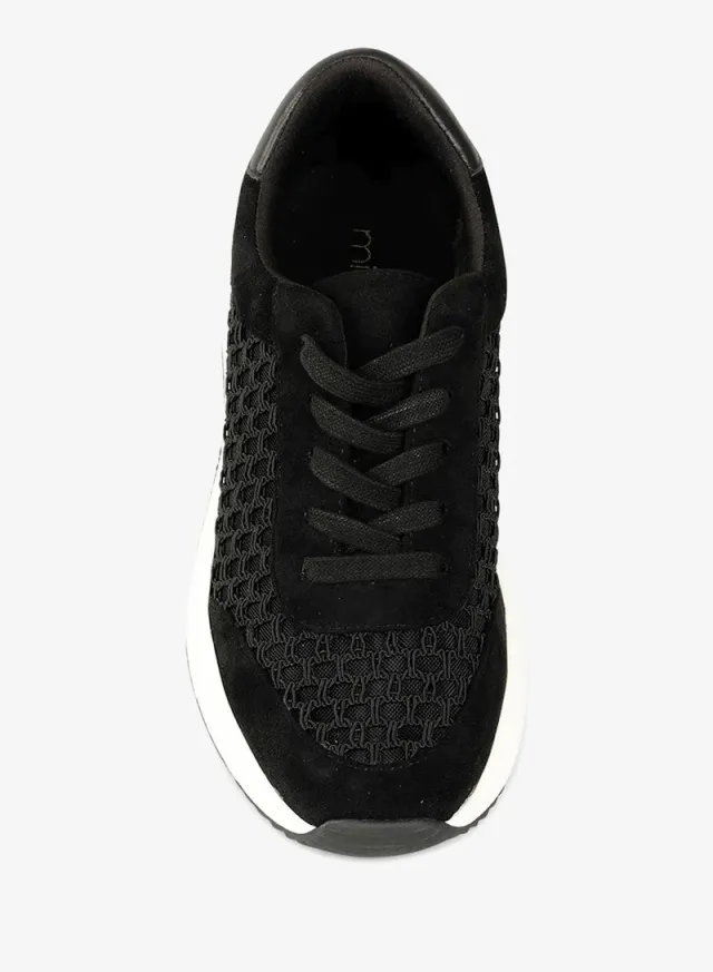 Women's Black Lightweight Casual Sneakers with Breathable Mesh Upper – image 4