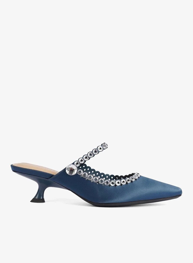 Embellished Ladies Slip-On Mules