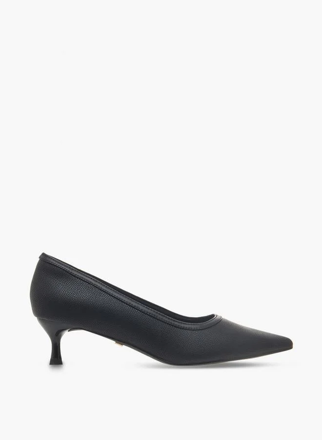 Women's Textured Kitten Heels