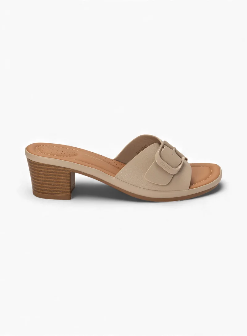 Comfit Block Heel Buckle Sandals