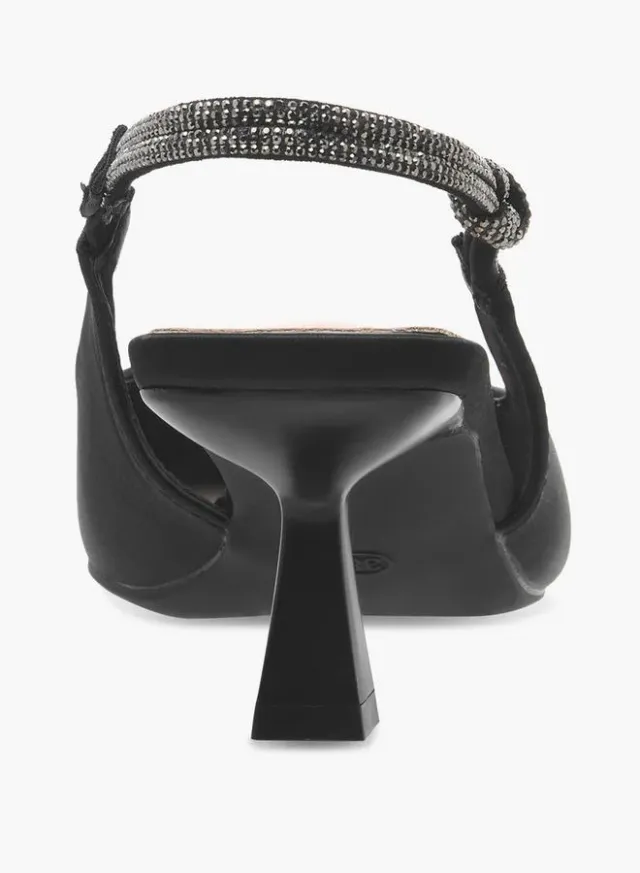 Women Kitten Heel Slingback Shoes – image 5