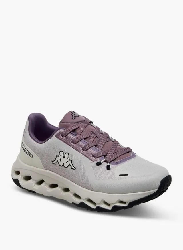 Women's White Lace-Up Sports Shoes with Logo and Breathable Mesh Upper – image 2
