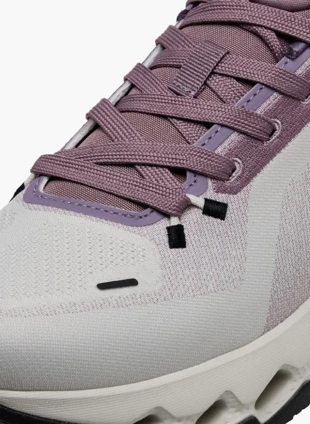 Women's White Lace-Up Sports Shoes with Logo and Breathable Mesh Upper – image 4