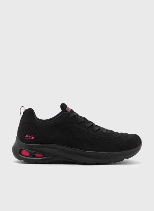 Skechers Bobs Unity Women's Lifestyle Lace-Up Sneakers - Black