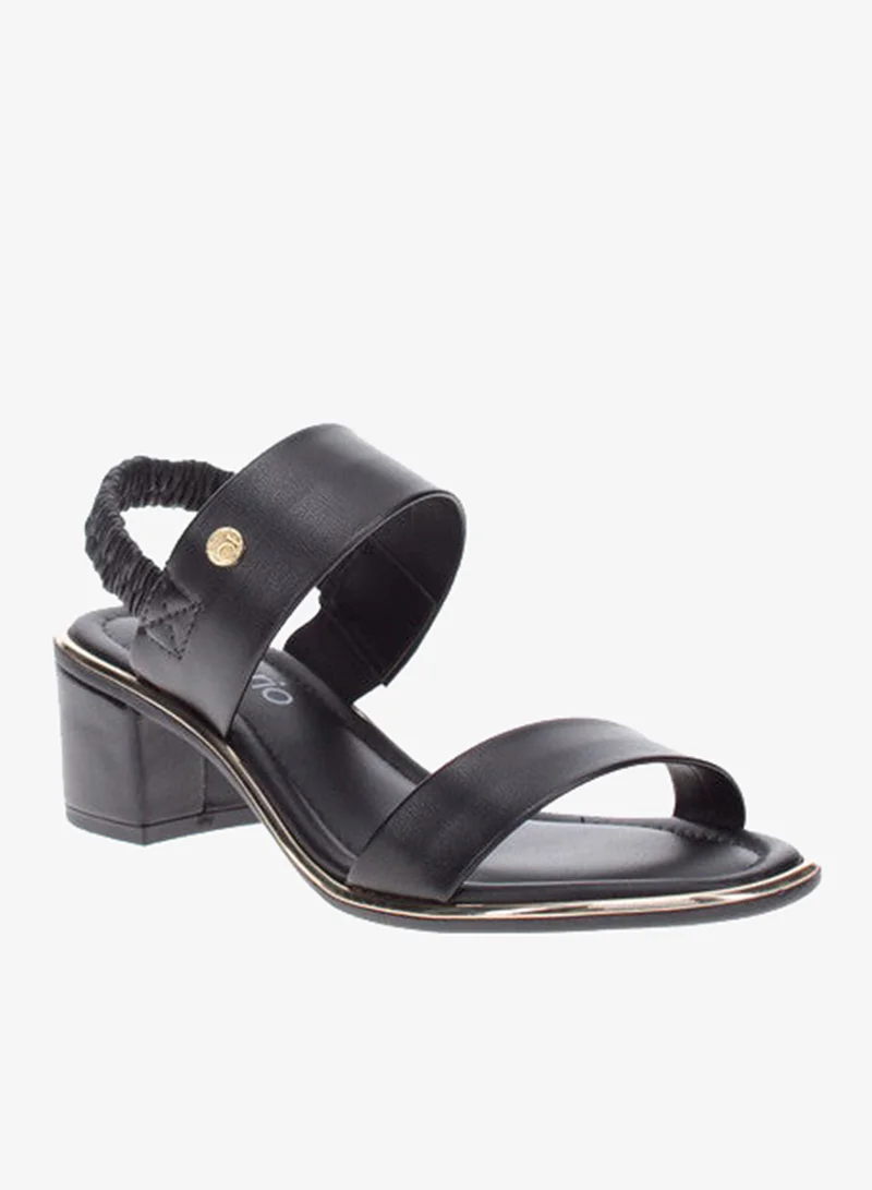 Women's Mid Heel Slingback Ankle Strap Sandals