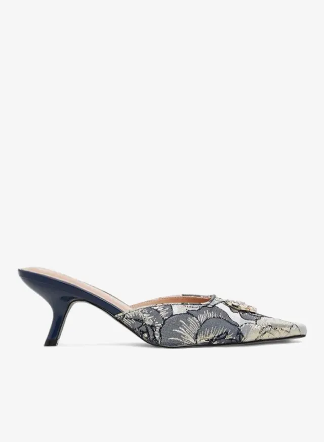 Women's Embellished Kitten Heel Mules – image 2