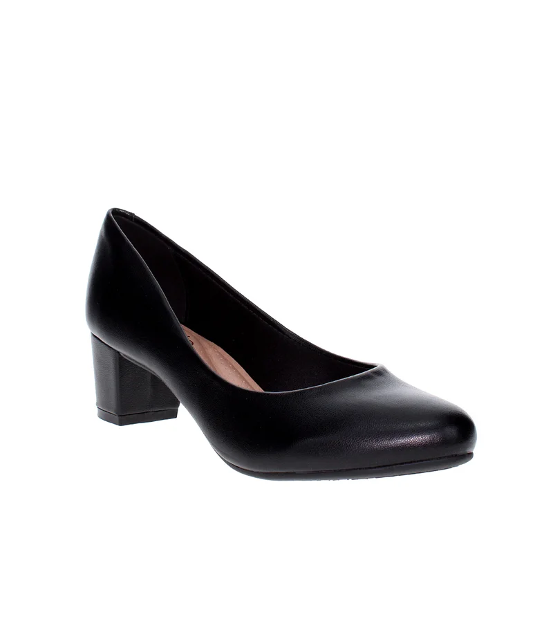 BEIRA RIO Ladies Mid Heel Shoes Black