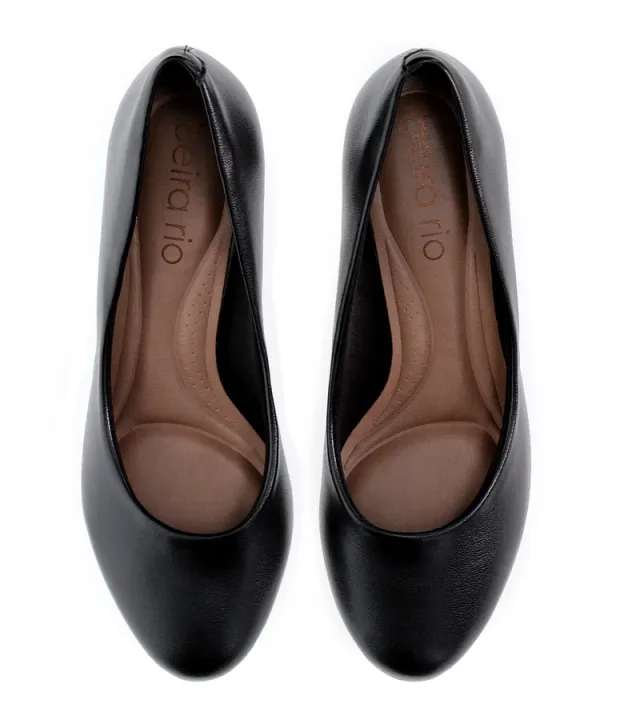 BEIRA RIO Ladies Mid Heel Shoes Black – image 5