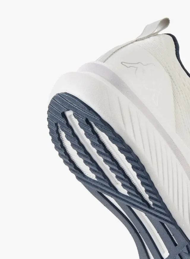 Women's White Lace-Up Mesh Sports Shoes with Cushioned Sole – image 4