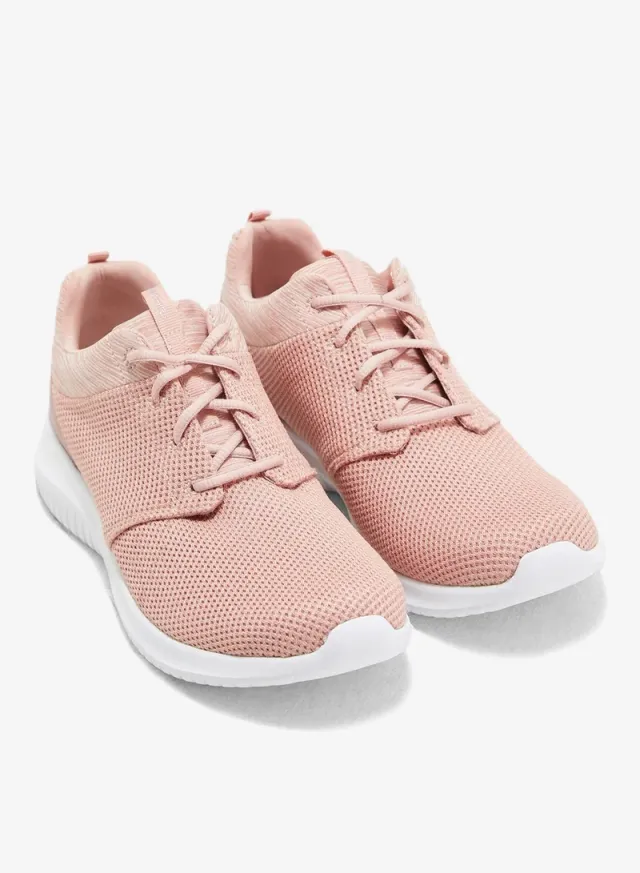 Pink Textile Upper Rubber Sole Women's Sneakers – image 5