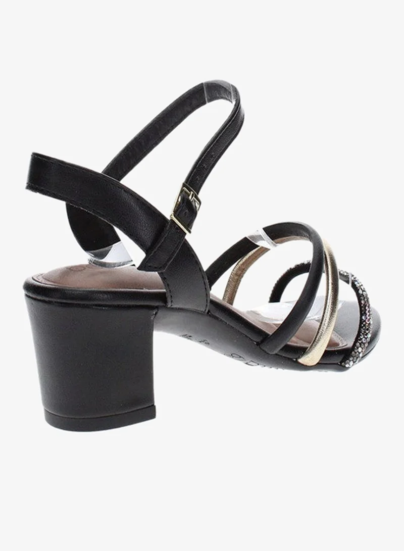 Women's Slingback Ankle Strap Mid Heel Sandals
