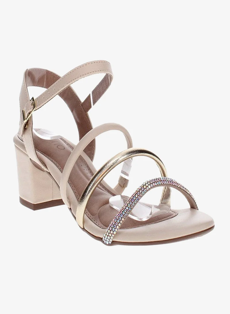 Women's Slingback Ankle Strap Mid Heel Sandals