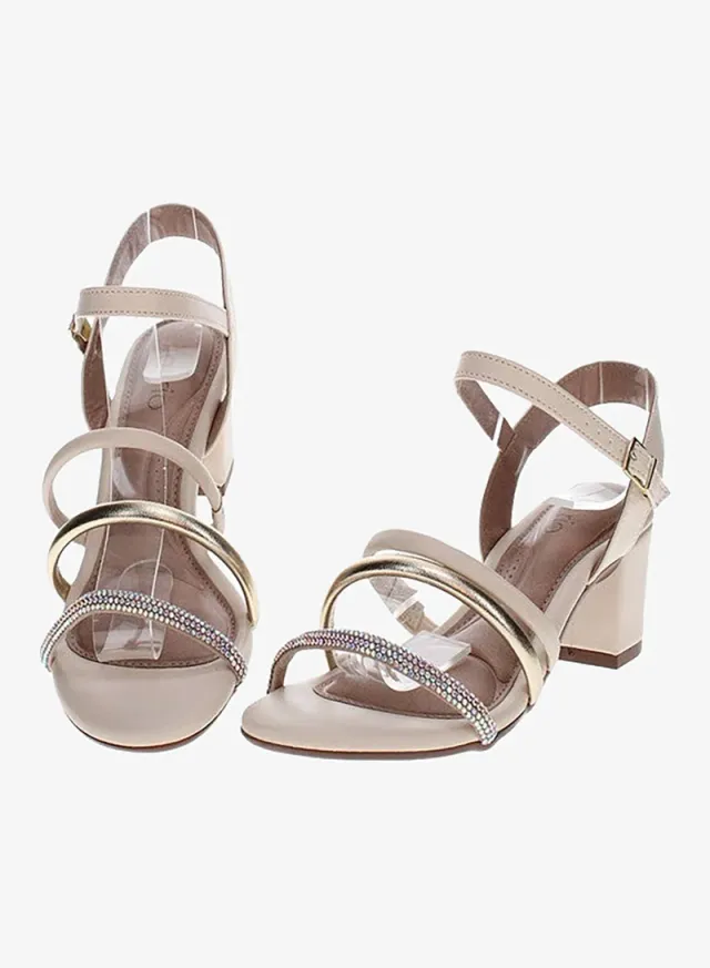 Women's Slingback Ankle Strap Mid Heel Sandals – image 4