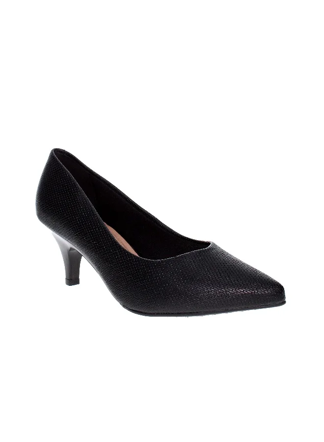 Beira Rio Ladies Low Heel Shoes Black