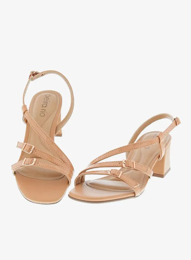 Women's Mid Heel Sling Back Ankle Strap Sandals – image 4