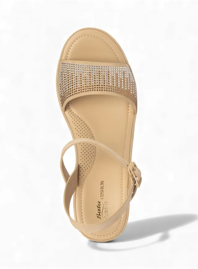 Comfit Embellished Cushion Block Heel Sandals – image 4