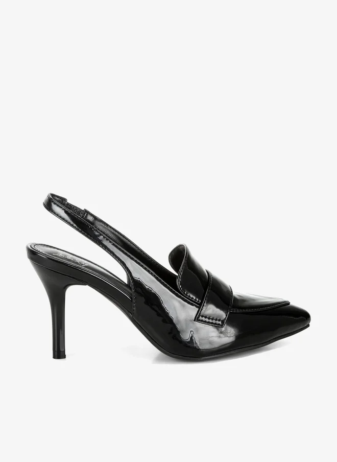Slingback Loafer Sandals White