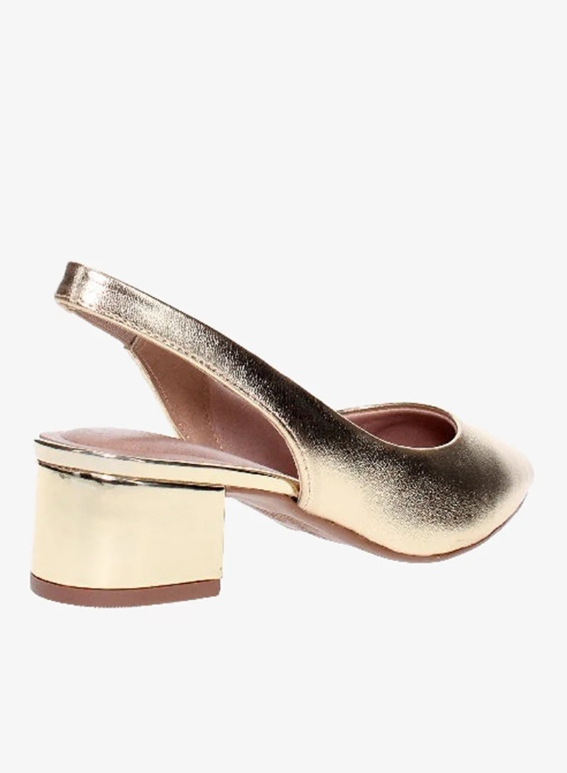 Women's Mid Heel Slingback Ankle Strap Sandals