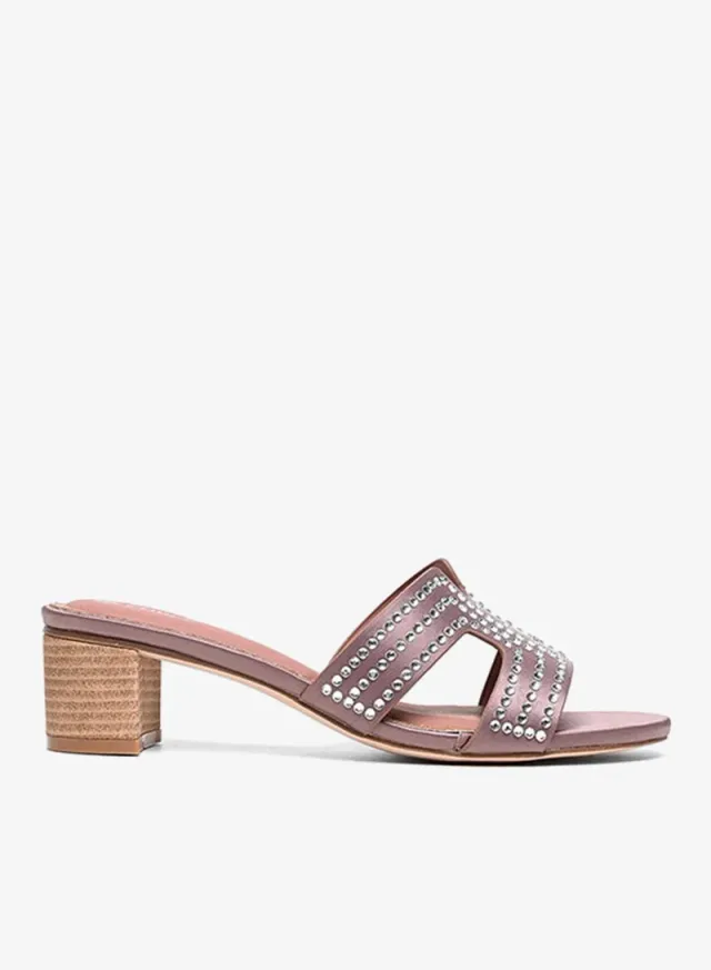 Crystal Embellished Mule