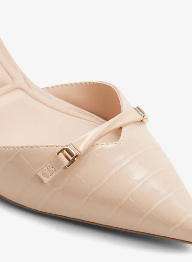 Metal Accent Pointed Toe Pumps – image 5