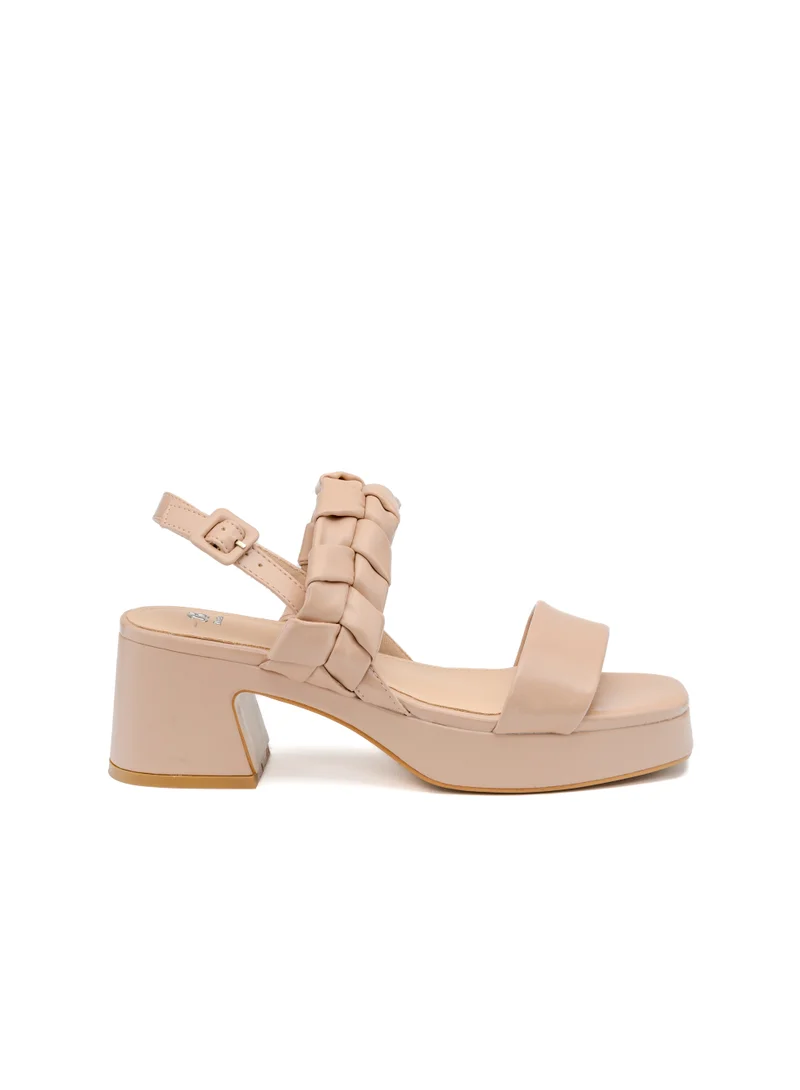Block Heel Strap Sandals