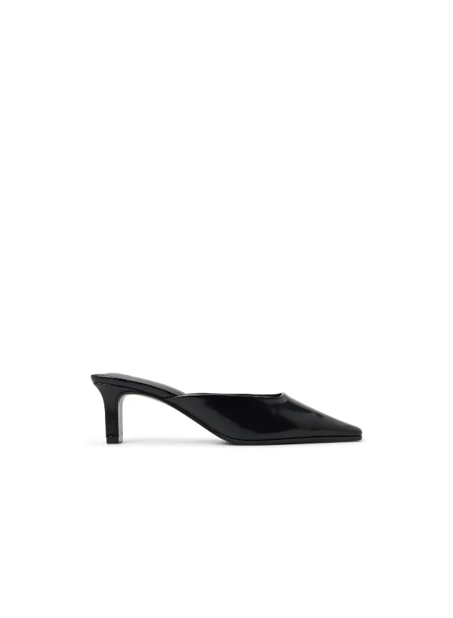 Glossy Mule Heels