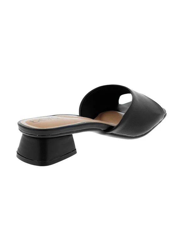 Beira Rio Ladies Low Heel Sandals Black