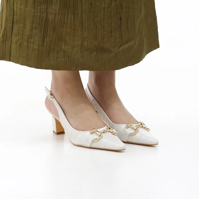 ESPIRA Block Heel Slingback 6 CM Heel